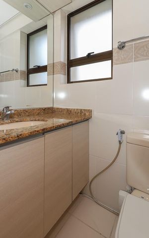 Apartamento para alugar com 81m², 2 quartos e 1 vagaBanheiro da Suíte