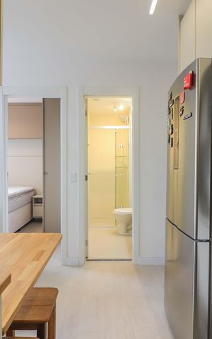 Apartamento à venda com 34m², 2 quartos e sem vagaCozinha e Área de Serviço