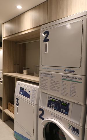Studio à venda com 28m², 1 quarto e sem vagaLavanderia