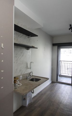 Studio à venda com 28m², 1 quarto e sem vagaCozinha