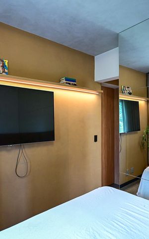 Apartamento à venda com 65m², 1 quarto e 2 vagasSuíte