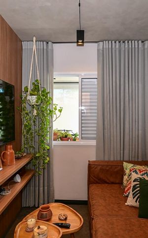 Apartamento à venda com 65m², 1 quarto e 2 vagasSala de Tv