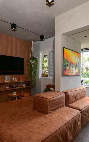 Apartamento à venda com 65m², 1 quarto e 2 vagasSala