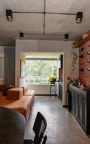 Apartamento à venda com 65m², 1 quarto e 2 vagasSala
