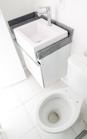 Studio à venda com 29m², 1 quarto e 1 vaga Studio à venda com 29m², 1 quarto e 1 vagaBanheiro