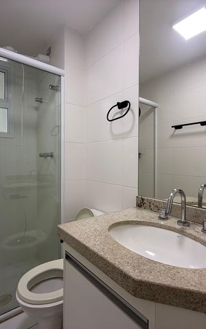 Apartamento à venda com 55m², 2 quartos e 1 vaga Apartamento à venda com 55m², 2 quartos e 1 vagaBanheiro