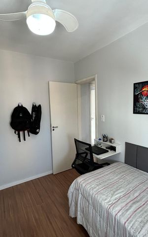 Apartamento à venda com 65m², 2 quartos e 1 vagaQuarto 2