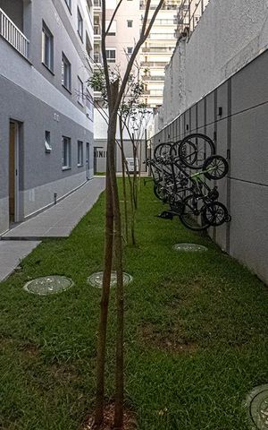 Apartamento à venda com 22m², 1 quarto e sem vaga Apartamento à venda com 22m², 1 quarto e sem vagabicicletário_2