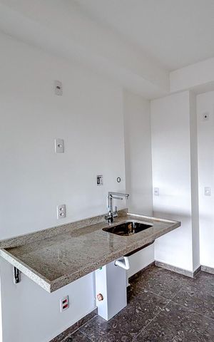 Apartamento à venda com 48m², 2 quartos e 1 vagaCozinha e Área de Serviço