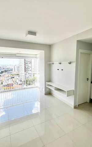 Apartamento para alugar com 46m², 1 quarto e 1 vaga Apartamento para alugar com 46m², 1 quarto e 1 vagaSala