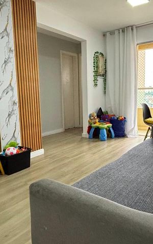 Apartamento à venda com 56m², 2 quartos e 1 vagaSala