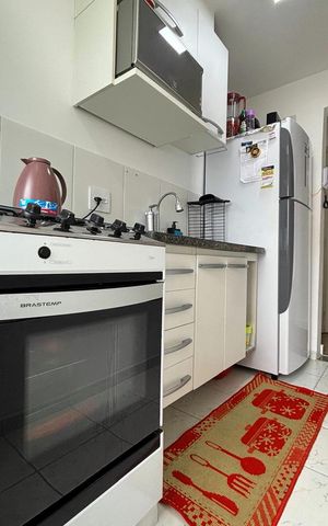 Apartamento à venda com 56m², 2 quartos e 1 vagaCozinha 