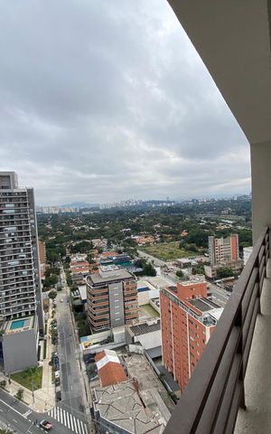 Apartamento para alugar com 30m², 1 quarto e sem vaga Apartamento para alugar com 30m², 1 quarto e sem vagaVista da varanda da Sala/Cozinha