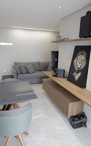 Apartamento à venda com 93m², 3 quartos e 2 vagas Apartamento à venda com 93m², 3 quartos e 2 vagasSala / Cozinha / Gourmet