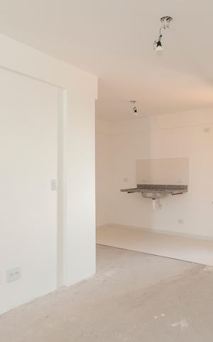 Studio à venda com 37m², 1 quarto e 1 vagaSala