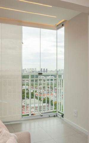 Apartamento à venda com 55m², 2 quartos e 1 vagaVista da Sala