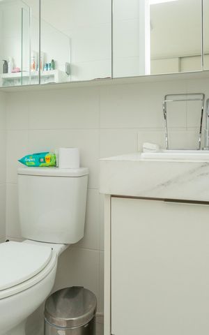 Apartamento à venda com 55m², 2 quartos e 1 vagaBanheiro da Suíte