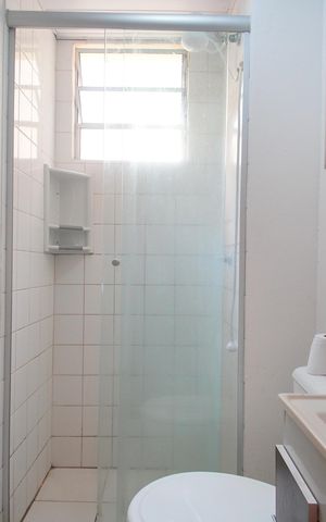 Apartamento à venda com 45m², 2 quartos e 1 vagaBanheiro