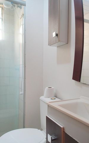 Apartamento à venda com 45m², 2 quartos e 1 vagaBanheiro