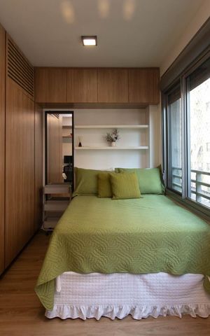 Apartamento para alugar com 30m², 1 quarto e 1 vaga Apartamento para alugar com 30m², 1 quarto e 1 vagaSala/Quarto