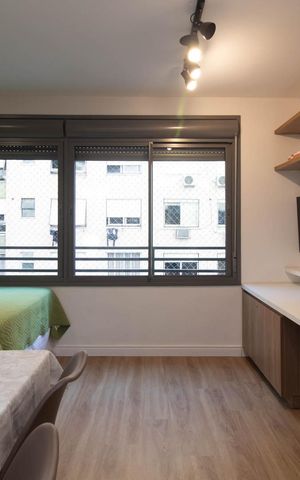 Apartamento para alugar com 30m², 1 quarto e 1 vaga Apartamento para alugar com 30m², 1 quarto e 1 vagaSala/Quarto