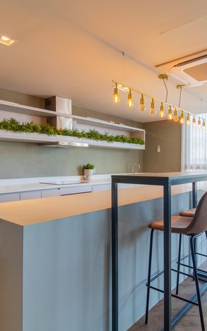 Apartamento para alugar com 30m², 1 quarto e 1 vaga Apartamento para alugar com 30m², 1 quarto e 1 vagaÁrea comum - Salão de festas