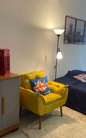 Apartamento à venda com 24m², 1 quarto e 1 vaga