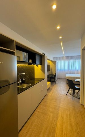 Studio à venda com 29m², 1 quarto e sem vaga