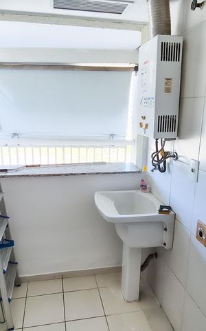 Apartamento à venda com 64m², 2 quartos e 1 vagaCozinha e Área de Serviço