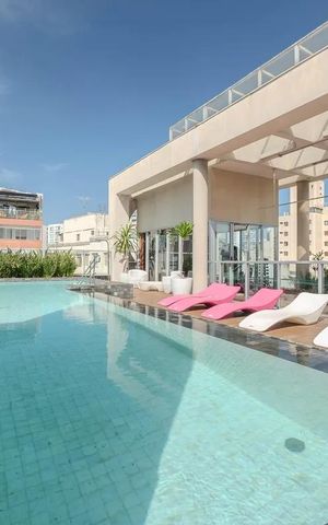 Studio à venda com 22m², 1 quarto e sem vaga Studio à venda com 22m², 1 quarto e sem vagaPiscina