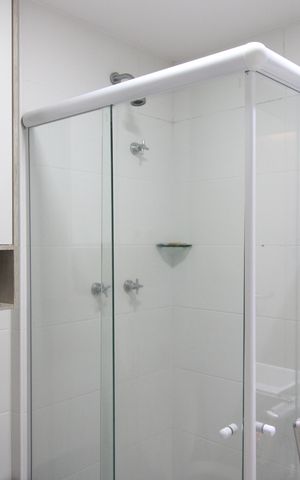 Apartamento à venda com 102m², 3 quartos e 2 vagasBanheiro da suíte