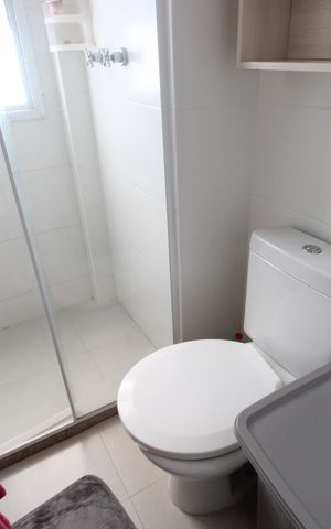 Apartamento à venda com 102m², 3 quartos e 2 vagasBanheiro das suítes canadenses 