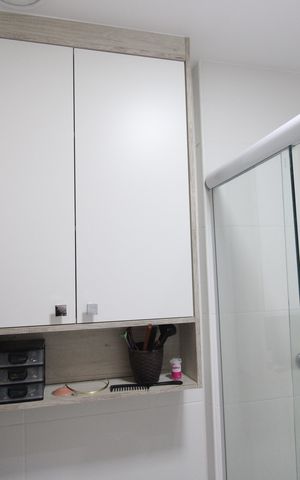 Apartamento à venda com 102m², 3 quartos e 2 vagasBanheiro da suíte