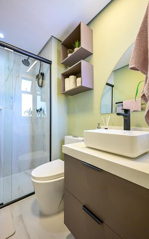 Apartamento à venda com 82m², 3 quartos e 1 vagaBanheiro Suíte 