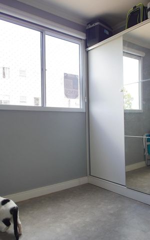 Apartamento à venda com 45m², 2 quartos e 2 vagasQuarto 2