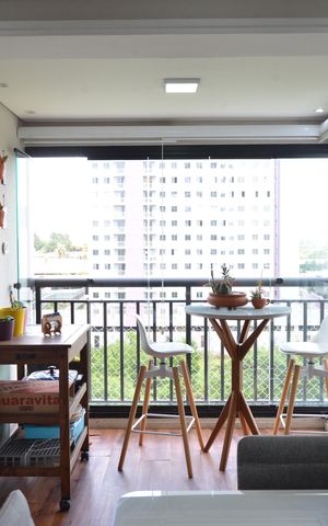 Apartamento à venda com 70m², 2 quartos e 1 vagaVaranda gourmet