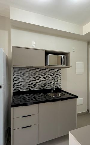Studio à venda com 25m², 0 quarto e sem vaga Studio à venda com 25m², 0 quarto e sem vagaCozinha