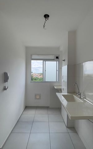 Apartamento para alugar com 44m², 2 quartos e 1 vagaCozinha e Área de Serviço
