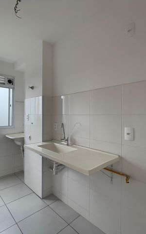 Apartamento para alugar com 44m², 2 quartos e 1 vagaCozinha e Área de Serviço