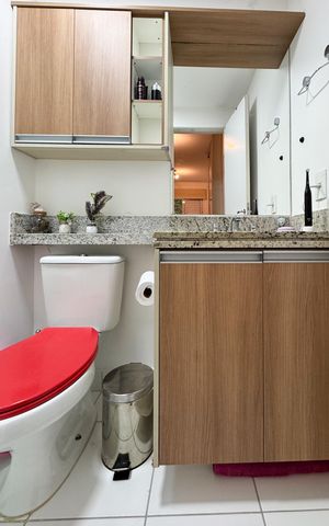 Apartamento à venda com 42m², 1 quarto e 1 vagaBanheiro - Suíte 