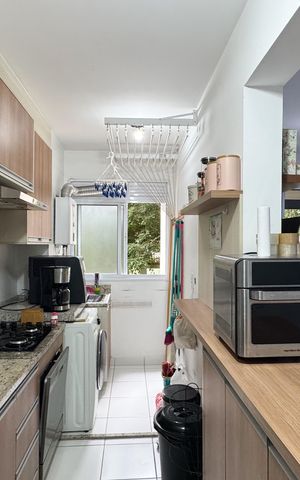Apartamento à venda com 42m², 1 quarto e 1 vagaCozinha 