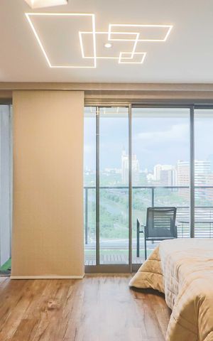Apartamento à venda com 38m², 1 quarto e 1 vagaQuarto - Cozinha
