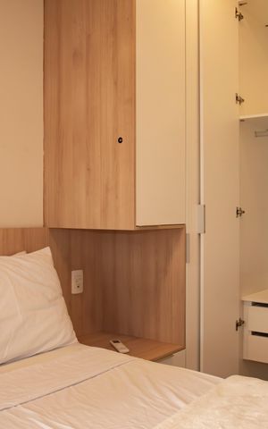 Apartamento à venda com 34m², 1 quarto e sem vagaQuarto