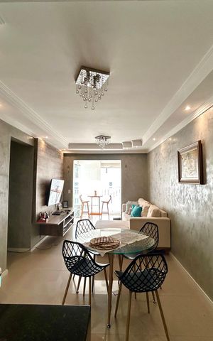 Apartamento à venda com 75m², 3 quartos e 2 vagas Apartamento à venda com 75m², 3 quartos e 2 vagasSala