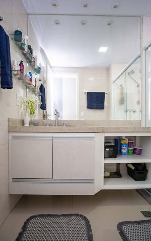 Apartamento à venda com 105m², 3 quartos e 2 vagasBanheiro da Suíte