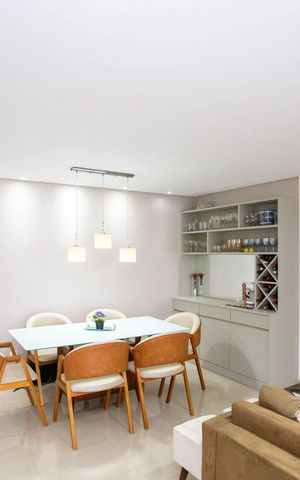 Apartamento à venda com 105m², 3 quartos e 2 vagasSala