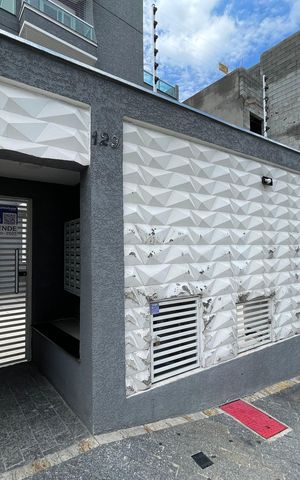 Apartamento à venda com 38m², 2 quartos e sem vaga Apartamento à venda com 38m², 2 quartos e sem vagaFachada + Placa