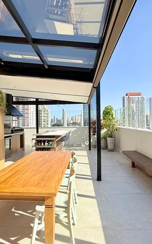 Apartamento à venda com 168m², 2 quartos e 3 vagas Apartamento à venda com 168m², 2 quartos e 3 vagasVaranda Gourmet