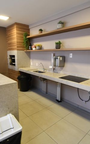 Apartamento à venda com 56m², 2 quartos e 1 vagaÁrea comum - Churrasqueira