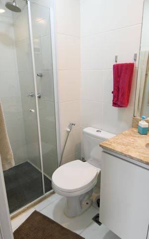 Apartamento à venda com 56m², 2 quartos e 1 vagaBanheiro Suíte